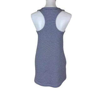 Abercrombie YPB Navy White Striped‎ Athletic Tank Dress XS Sport Casual thumbnail 3