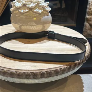 Non Signe Black Genuine Leather Belt 30”-32” thumbnail 4