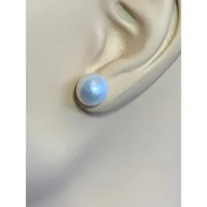 Sterling Silver AAA Pearl Earrings. Bridal Pearl Earrings. Fresh Water Pearls. thumbnail 2