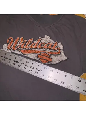 Harley-Davidson Woman’s XL Wildcat Sparkle Motorcycle London, KY Graphic Tee thumbnail 7