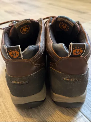 Ariat Terrain Waterproof Leather Hiking Laced Up Brown Work Boots Women's 11 B thumbnail 4