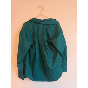 Abercrombie & Fitch Button Up Women XS Green Poplin Shirt Casual Long Sleeve New thumbnail 5