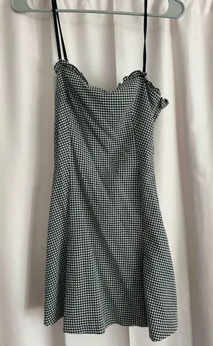 ZARA Gingham mini dress thumbnail 1