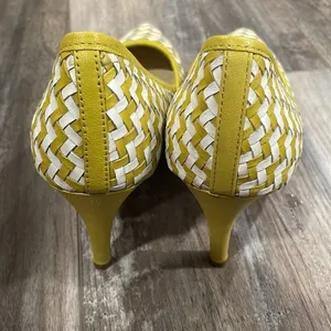 Boden Alice woven leather chevron pumps thumbnail 4