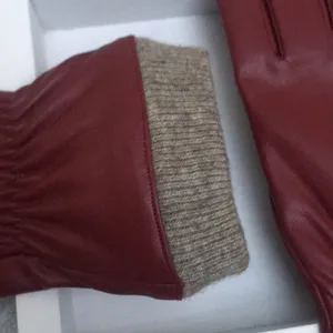 Woman’s Vegan Leather Cold Weather Lined Gloves - New Without Tags thumbnail 4