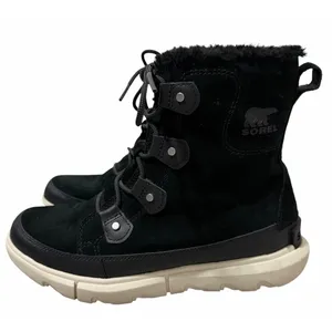 Sorel Explorer II Joan Waterproof Winter Boots Black Women's Size‎ 10 thumbnail 2