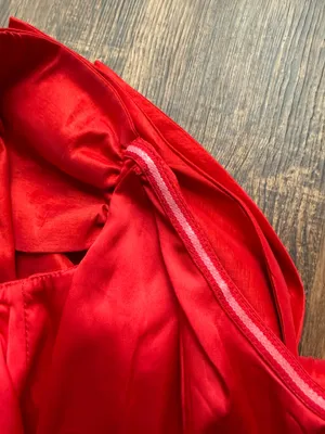 Women’s Bardot Red Bow Off The Shoulder Mini Dress in Fire Red - Size XS thumbnail 8