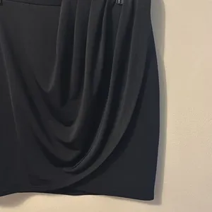 Express Black Ruched Pencil Skirt Mini thumbnail 5
