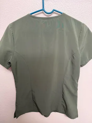 Dickies Scrub Top Olive Green thumbnail 2
