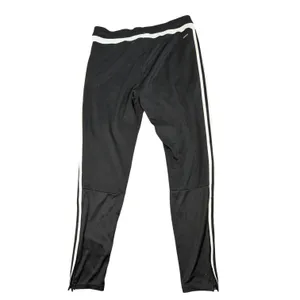 Adidas Climacool Track Pants Womens Medium Black 3 Stripe Zip Ankle Athletic thumbnail 7