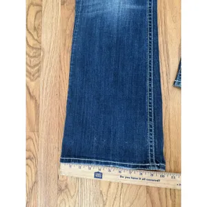 Vintage Rerock Express Barley Boot Cut Embroidered Low Rise Jeans 12R Y2K Grunge thumbnail 8