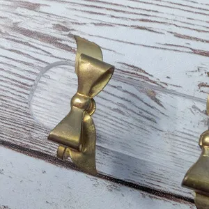 Vintage Screw On Earrings - Large Bow Design - Tarnished thumbnail 3