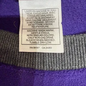 Disney Store Exclusive Purple Eeyore Vintage Fleece Sweatshirt Sz M thumbnail 6