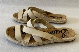 Sam Edelman Averie Suede Espadrille Sandals Tan size 9 thumbnail 5