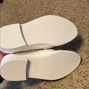 Marc Fisher Women's Shiny White Loafers thumbnail 5