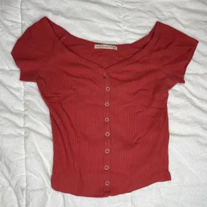 Active USA 3 for $12 Red Cropped Button Down Style Short Sleeve Loungewear Top Size Small thumbnail 1