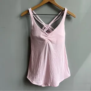 Lululemon Knot Your Typical Tank Medium Support A/B Cup Heathered Pink Pearl 6 thumbnail 5