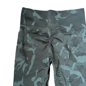 Gymshark Adapt Camo Seamless Leggings Womens Small Green Grey Scrunch Bum B1A2K thumbnail 4