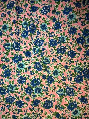 Ralph Lauren ditsy floral Pink Blue button-down shirt Size Large 100% Cotton thumbnail 2