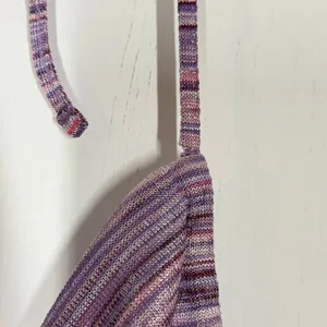 Express Y2K Trapeze Dress Size Small Pink Purple Space Dye Halter Nightout Party thumbnail 8