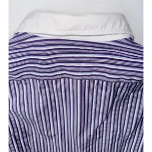 Lauren Ralph Lauren Womens Sz L Purple White Striped Preppy Corporate Chic Work thumbnail 9