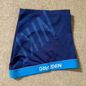 Nike Pro Women’s 3” Blue Compression Shorts Athletic Training Performance - M thumbnail 1