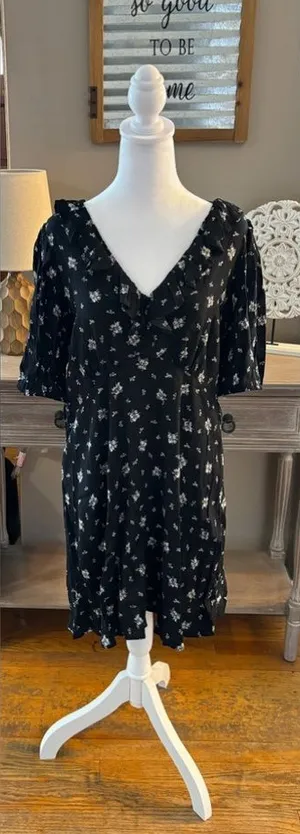 NWT Gap Floral Ruffle Dress thumbnail 1