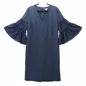 Navy Blue‎ Flare Party Cocktail Wedding Bridesmaid Church Office Dress Plus 18 thumbnail 1