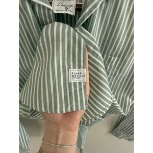 Frank & Eileen Barry Stripe Tailored Green White Button Down Shirt Cotton SZ‎ XS thumbnail 11