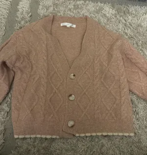 Altar'd State Sweater Cropped Knit Cable thumbnail 1
