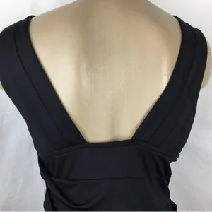 Nikibiki Black Slinky Body Con Bandage Sleeveless Mini Dress L thumbnail 6