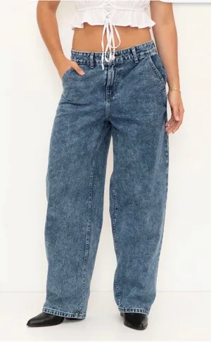Cuidado con el Perro dark blue baggy high-rise jeans, Size 10. thumbnail 1
