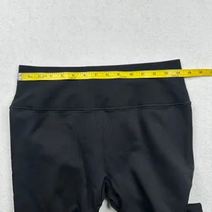Alo Yoga Seamless High Waist Ribbed Leggings Black thumbnail 6