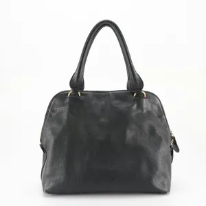 Chloe Black Leather "Elsie" Bowler Style Bag thumbnail 3