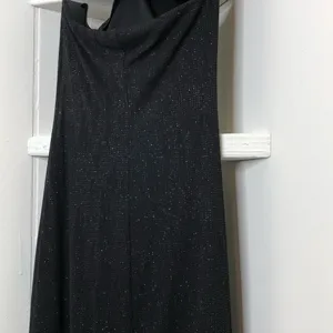 I.N. San Francisco Black M Strapless Shimmery Tulip Asymmetrical Dress Fit & Flare Night Out Shiny thumbnail 8
