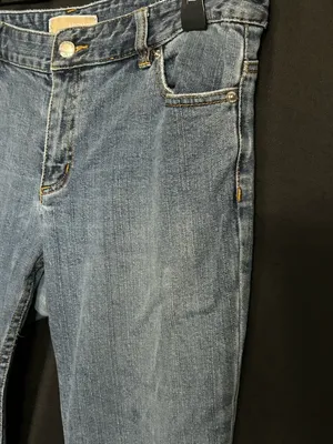 Michael Kors Classic Women's Blue Denim Jeans SZ 12 thumbnail 5