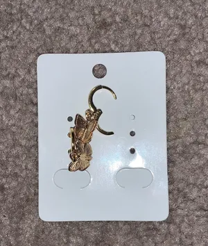 Gold Butterfly Earrings thumbnail 2