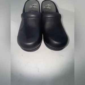 Dansko Black Slip-On Clogs thumbnail 8