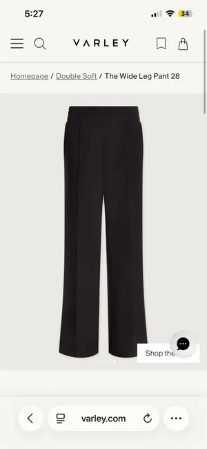 Varley double soft wide leg pant 28” thumbnail 4
