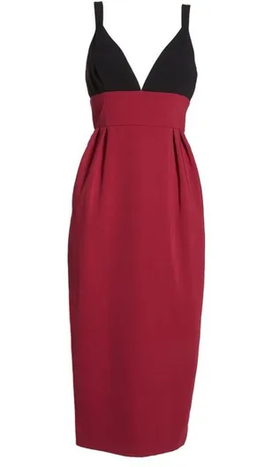 NWT Jill Jill Stuart Colorblock Midi Dress thumbnail 5