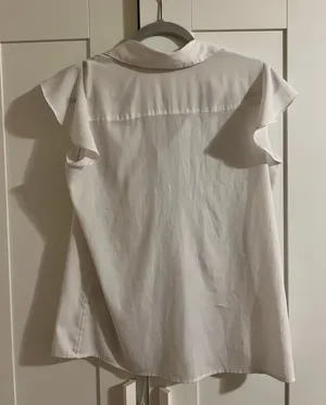 ruffle business casual top thumbnail 3