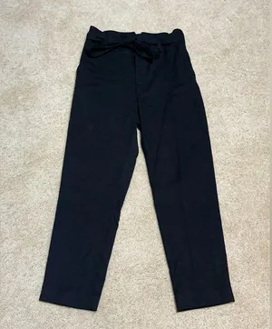 Abercrombie & Fitch Tie Waist Tapered Pants thumbnail 1