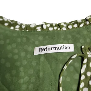 Reformation‎ Marcy Green Polka Dot Dress Size: 8 thumbnail 5