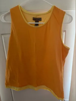 i.e. relaxed Yellow Orange Tank Top Size L thumbnail 1