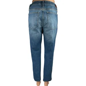 Abercrombie & Fitch Ames Blue Slim Boyfriend Distressed Straight Denim Jeans 6 thumbnail 3