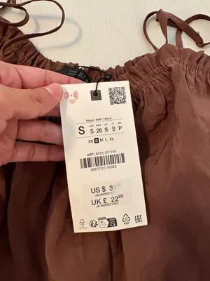Zara Brown Balloon Bubble Top thumbnail 4