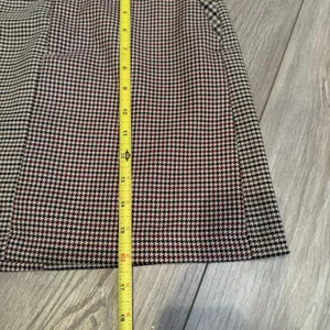 Zara Woman Mini Skirt Wool Tweed Plaid Style‎ Size XS Academia Core thumbnail 5
