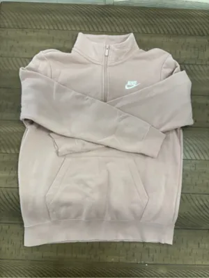 Nike Women’s Light Pink Half-Zip Pullover Sweatshirt thumbnail 2