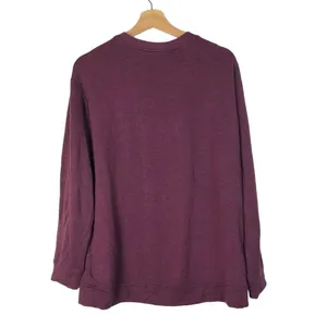 Orvis‎ Purple Fleece Lined Pullover Crewneck Sweatshirt M thumbnail 3