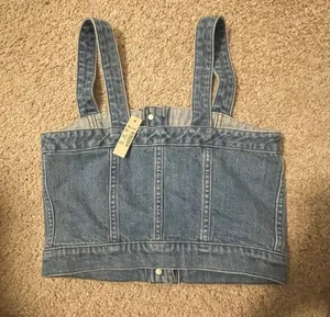 Madewell Denim Jean Top thumbnail 2